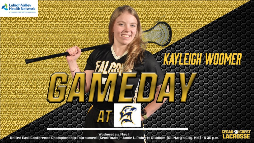 🥍GAMEDAY!🥍

No. 4 seed @CedarCrestWLax heads to top-seeded St. Mary's College of Maryland for the @GoUnitedEast Championship Tournament semifinals at 5:30 PM!

📊📺: cedarcrestathletics.com/sports/womens-…

#GoFalcons #SoarHigher #FalconFamily #d3wlax