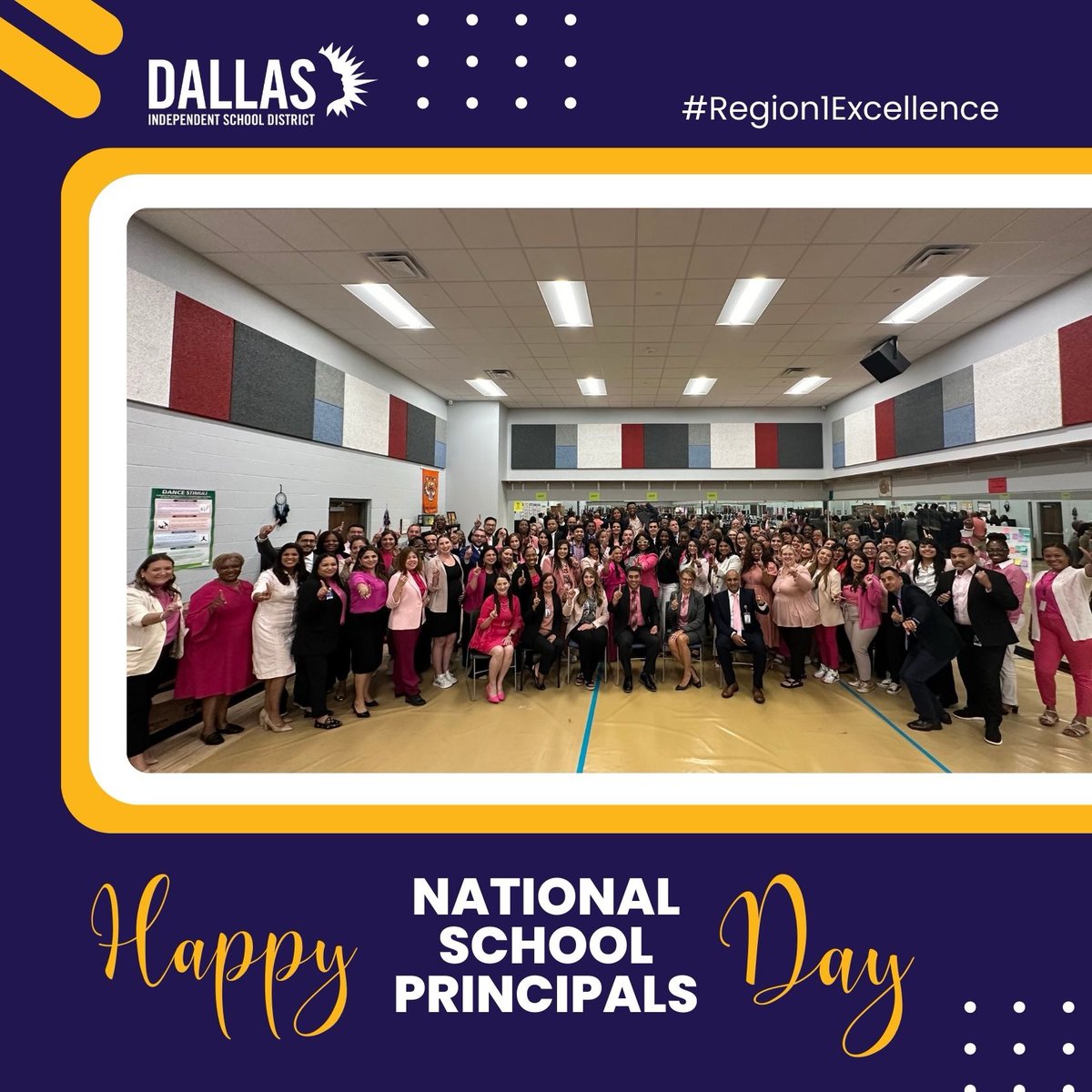 Thank you to all Region 1 Principals for leading with courage, compassion, and commitment! Happy National Principals Day! #Region1Excellence @AdamsonSchools @PathtoPinkston @SHussainDISD @REHdz79 @Beverly_A_Lusk @dallasschools