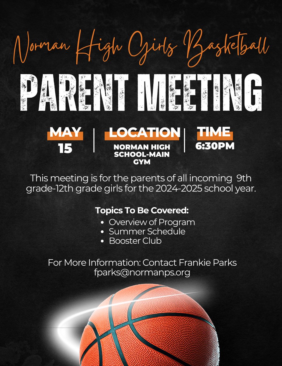 🗣📢 @NHSWBB PARENT/PLAYER MEETING FOR THE '24-'25 SEASON WILL BE HELD MAY 15 FOR ALL 'INCOMING' FRESHMAN-12TH GRADE!! SEE YOU THERE!! 🧡🖤🐯