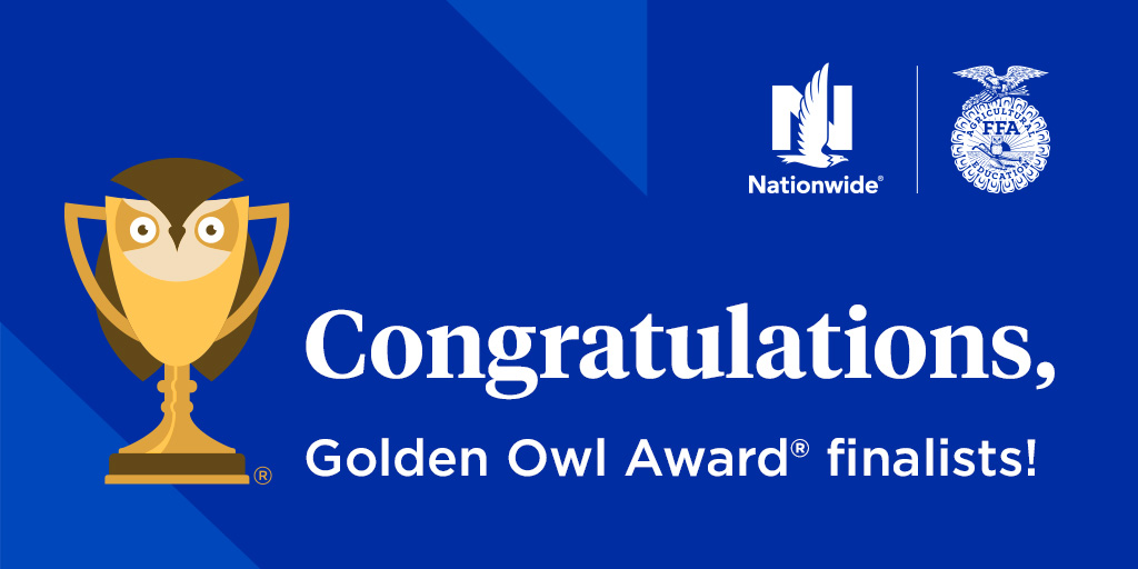 Congratulations to the finalists of the 2023-2024 Golden Owl Award! This year, a remarkable group of 79 agricultural educators across 11 states have been honored as finalists for the prestigious Golden Owl Award. #GoldenOwlAward #AgEducation
news.nationwide.com/golden-owl-awa…