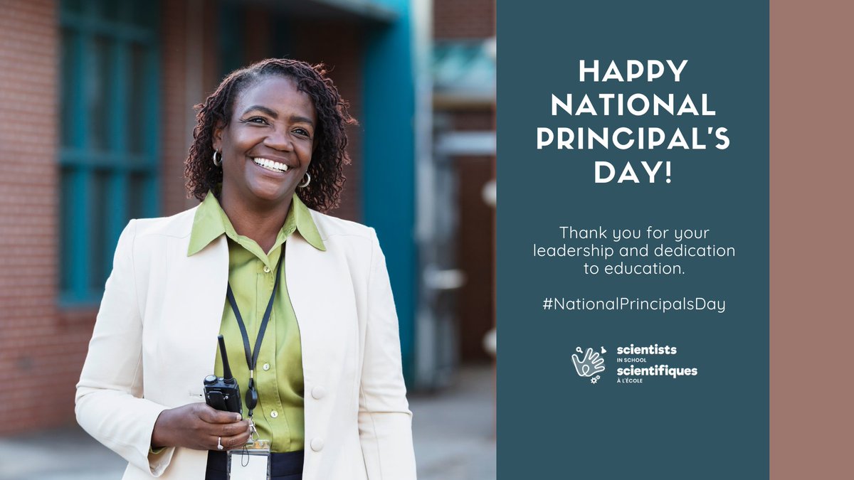 Happy #NationalPrincipalsDay! Special shout-out to our partners in education! A heartfelt thank you to all the principals championing #STEM education. Your support fuels our mission and empowers young minds to explore the wonders of #science, #engineering, #technology, & #math!