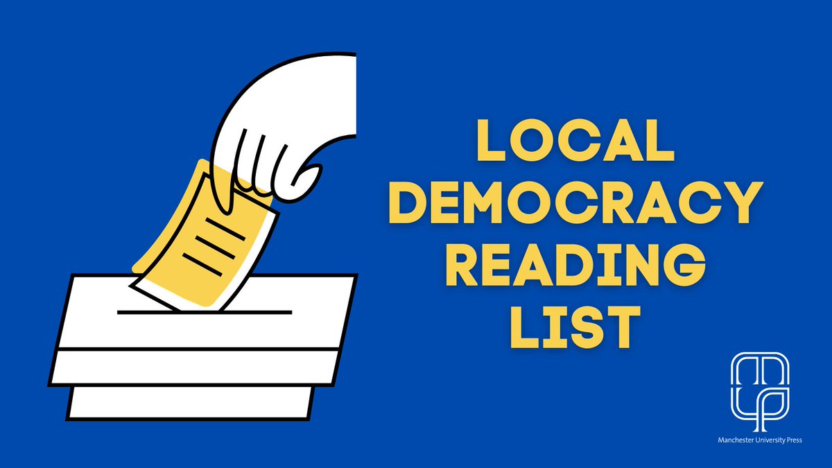 We asked longstanding MUP author and UK politics expert Jim Chandler for his insight on tomorrow's local elections, as we share our reading list of key titles on local democracy. Read his comment here: manchesteruniversitypress.co.uk/blog/2024/05/0… #localelections #generalelection #localGov