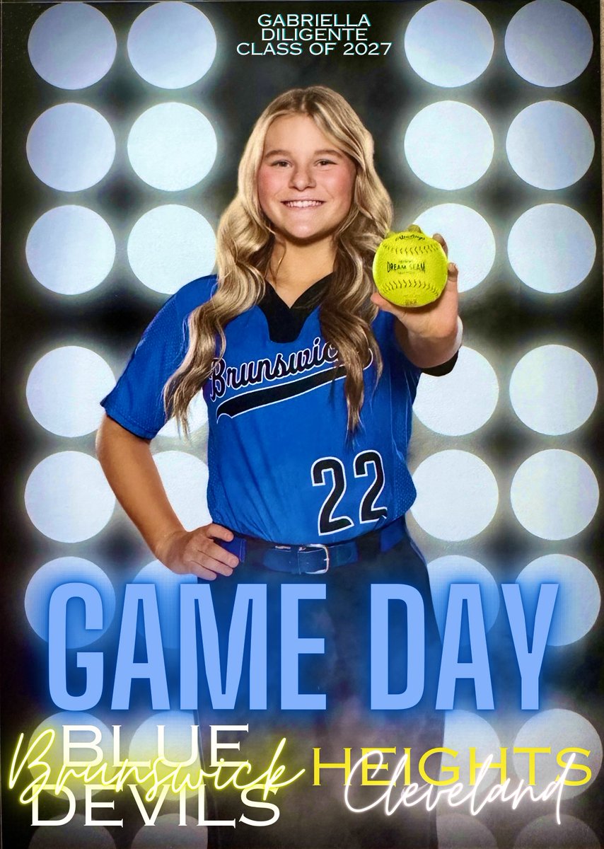 GAME DAY 💙

Varsity Blue Devils are traveling to Cleveland Heights today! 🥎

Varsity @ Heights 
Cleveland Heights HS

First pitch: 5:00pm 

#letsgoblue #brunswickbluedevils @bhsbluesoftball