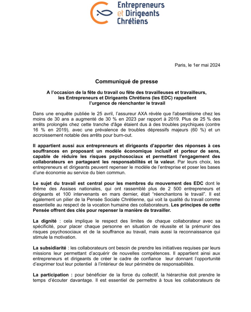 idhalluin41's tweet photo. #1ermai le communiqué ⁦@LesEDC⁩ https://t.co/qXLkz1G7Pg