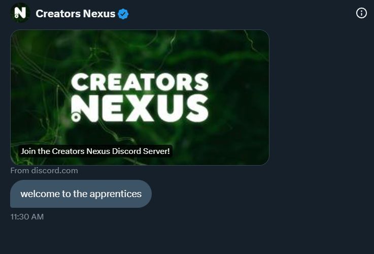 Another W for our Bricktopian creators 🏆 We're fast tracking creators to get them prepped & ready for @lokithebird's paid creator group @creators_nexus. Many more to come 💪