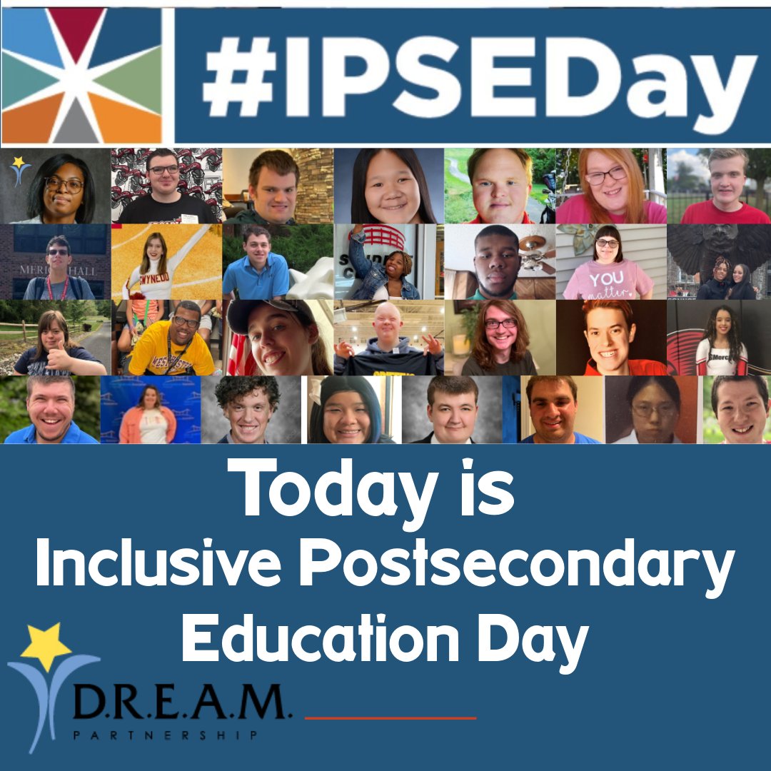 Happy Inclusive Postsecondary Education Day!

Today we celebrate the diverse community of students pursuing their dreams of higher education! Let's continue to advocate for equal access and support for all learners. 🎓🌈✨

#IPSEDay #inclusiveeducation #accessibilityforall