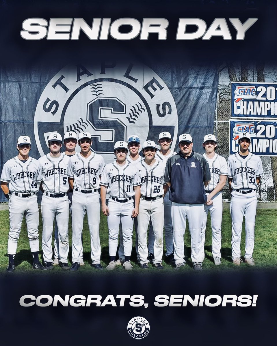 #GoWreckers #21Outs @StaplesAD @ciacsports @fciac #ctbase @InklingsNews @GameTimeCT @DaveRuden