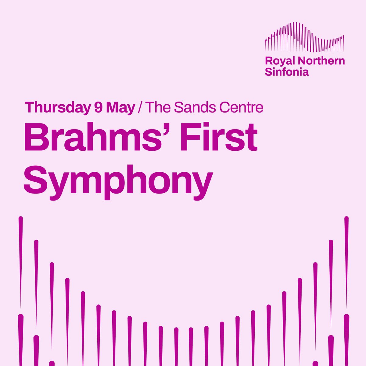 We're starting the month with @JessGillamSax and @CVansoeterstede at @SandsCentre in Carlisle with Brahms' First Symphony on Thu 9 May. 🎟️ bit.ly/4aXtcjw