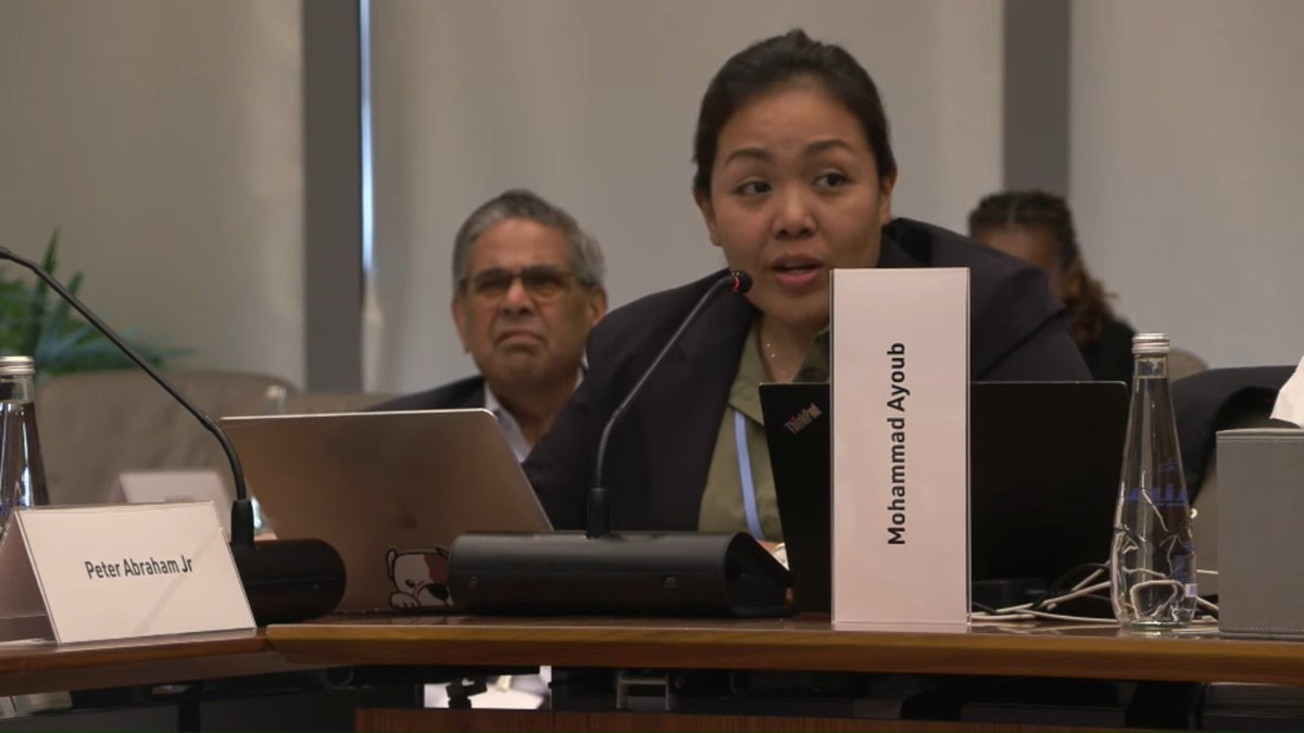 1/2. “As the Board of the #LossAndDamage Fund works on the arrangements for Active Observer participation, we expect the Fund to follow the practices of other @UNFCCC funds that allow self-selection-and -management processes of accredited observer organizations*.” @MirandaKlerr.