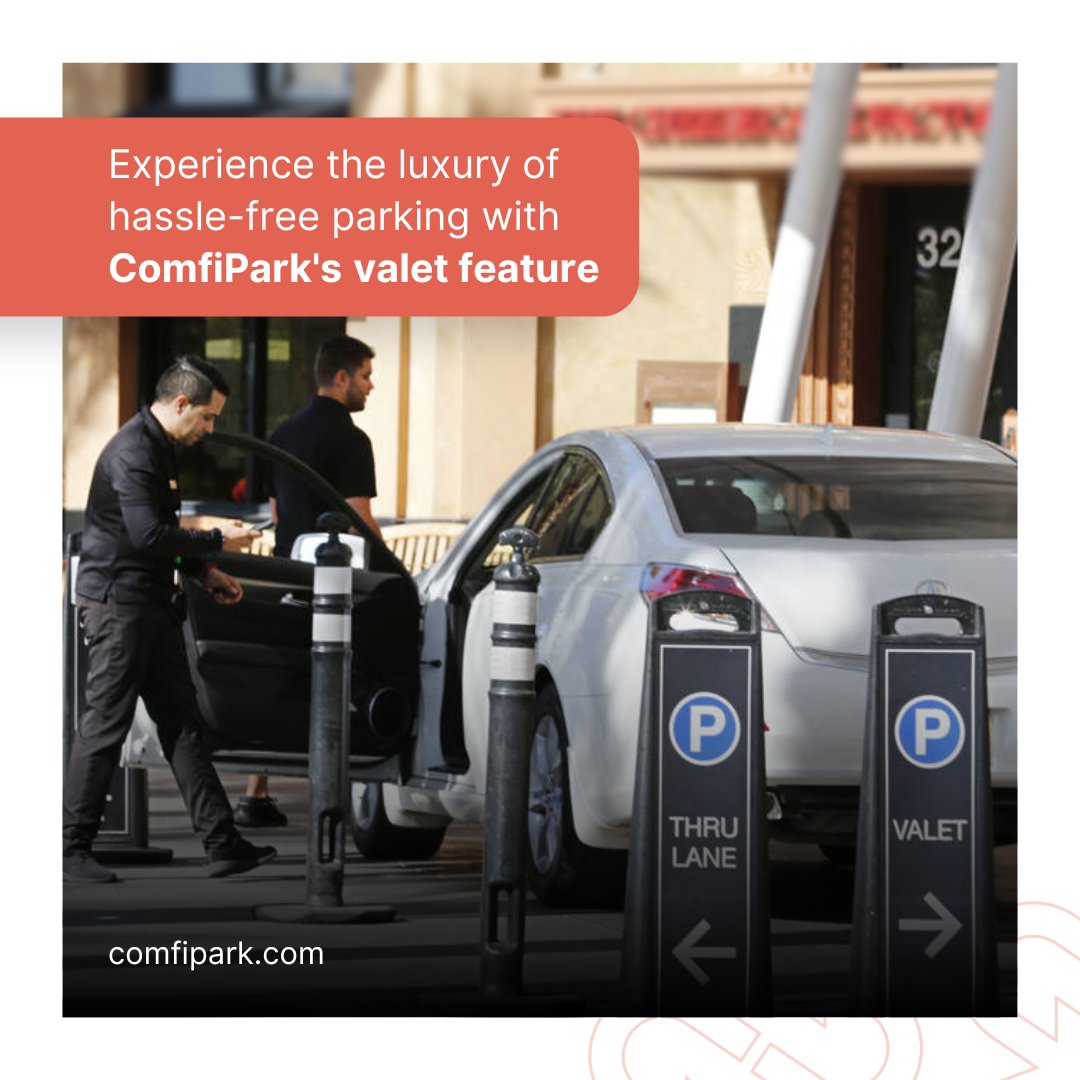 ComfiPark's tweet photo. Feel like a VIP with our valet parking feature. Just pull up, hop out, and let ComfiPark do the rest.

👉 Find out how you can elevate your parking experience by tapping that  'Follow' button!

#ComfiPark #ValetService #VIPExperience https://t.co/HYnFJMqO49