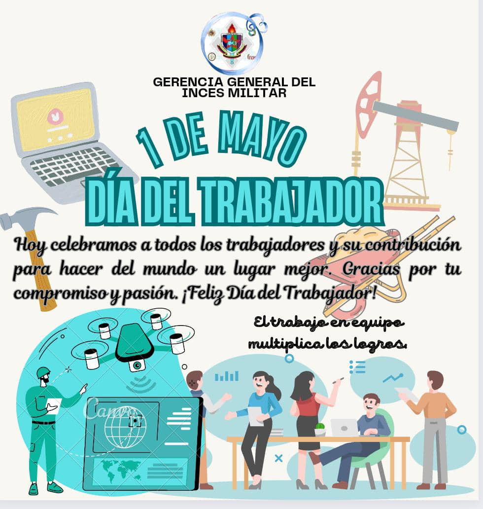 El 1ro de Mayo, felicitamos a todos los trabajadores por su dedicación y entrega ❤️