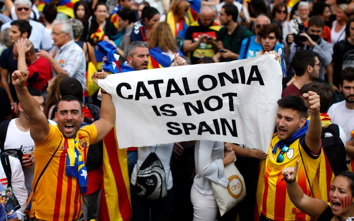 PHOTO | 'Catalonia is not Spain'