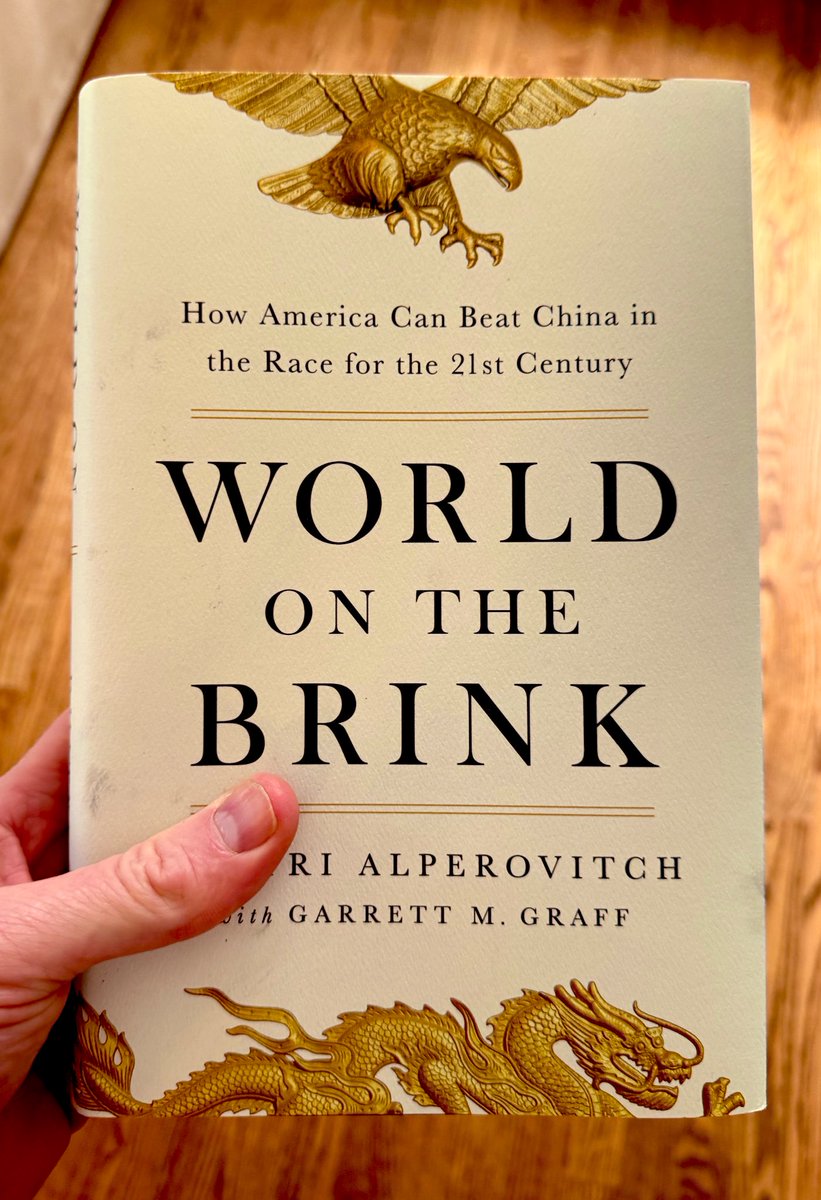 At long last, the book @DAlperovitch won’t stop talking about. Can’t wait to dig in! #WorldOnTheBrink