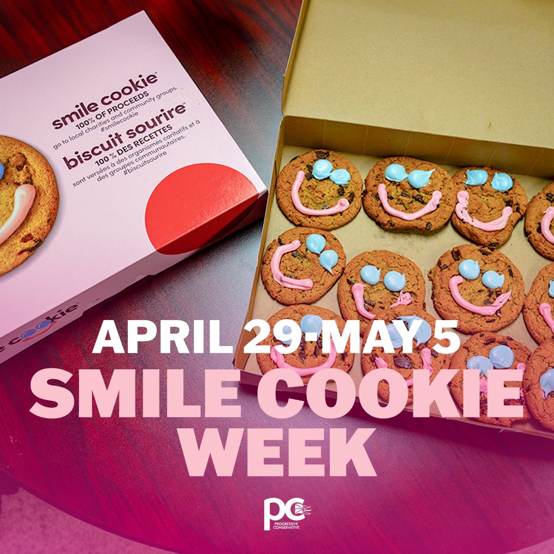 This week is #SmileCookie week at @TimHortons. Consider getting a cookie or making a donation this week to help support local charities and community groups across Newfoundland and Labrador.