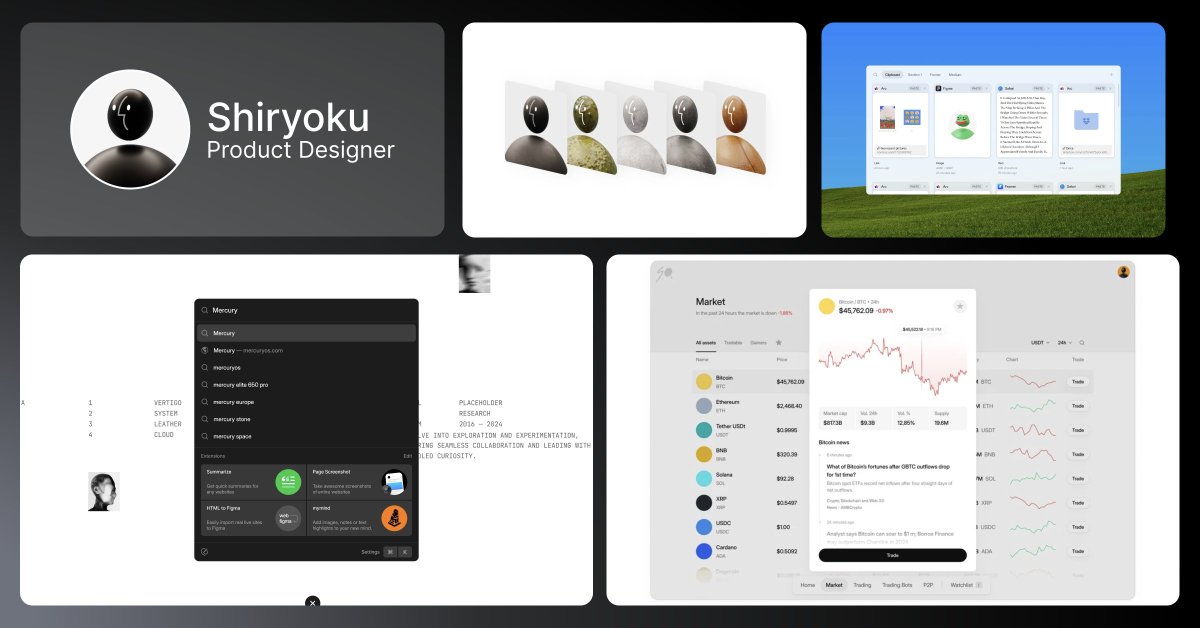 📁 Discover a Creator #1

Today's spotlight shines on <a href="/mx_shiryoku/">Shiryoku</a>, our Product Designer of the day! 
🚀 Explore their visionary designs and get inspired!

 #ProductDesign #CreatorHighlight