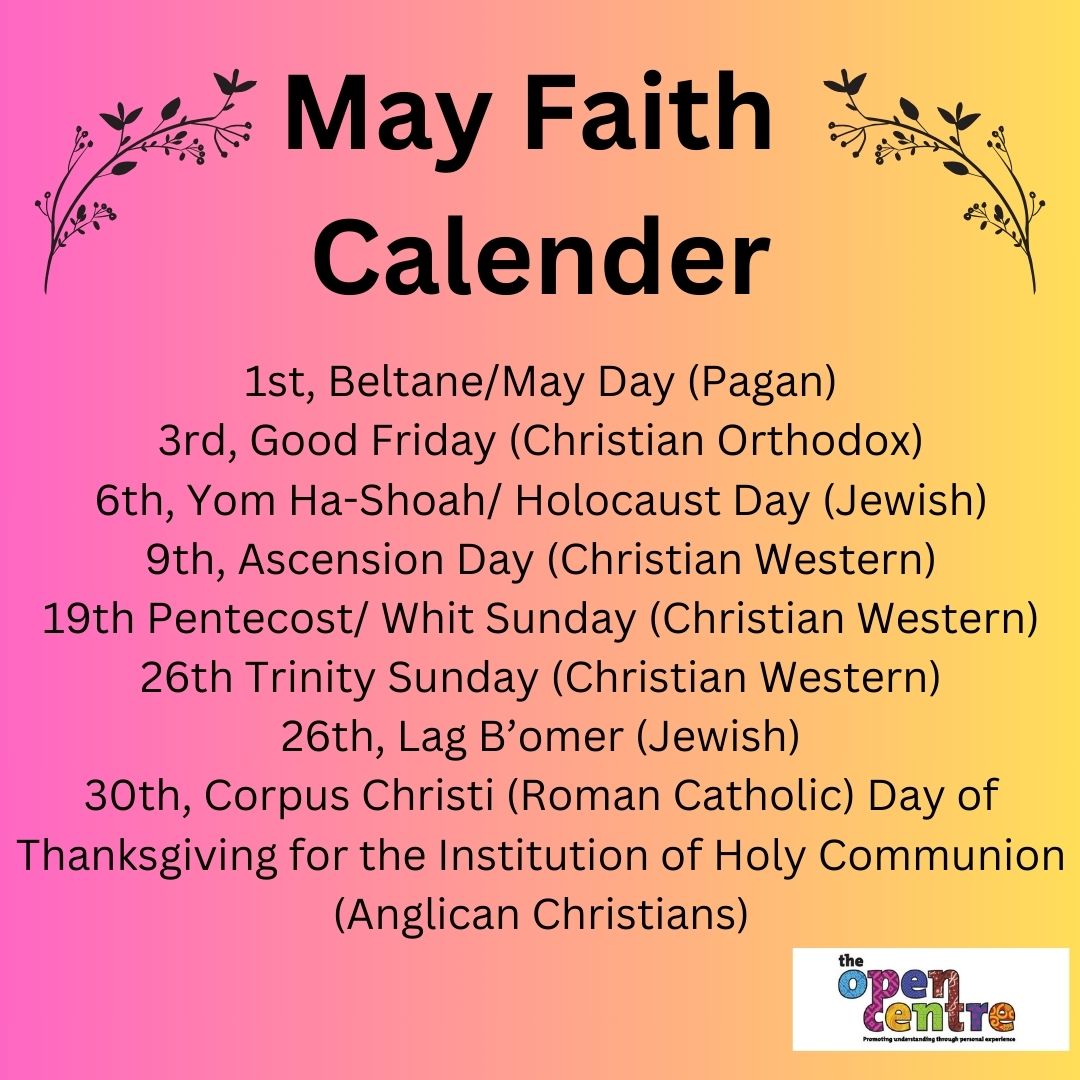 This month's Faith Calendar. Happy Teaching