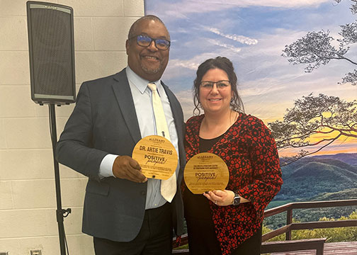 Dr. Artie L. Travis, VP for Student Affairs at Frostburg State University, and Frostburg’s Children’s Literature Centre (CLC) are among the list of recipients for Allegany County’s inaugural Positive People award. Both were recognized in the Education Support category.