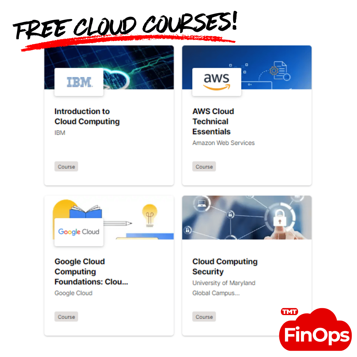 Dive into free courses on edX that could be your ticket to the big leagues.

🚀 𝗬𝗢𝗨𝗥 𝗡𝗘𝗫𝗧 𝗦𝗧𝗘𝗣𝗦
Jump on these free courses now and start paving your way to a six-figure career in cloud technology! 
vist.ly/34nmc

#finops #cloudengineer #career #aws #gcp