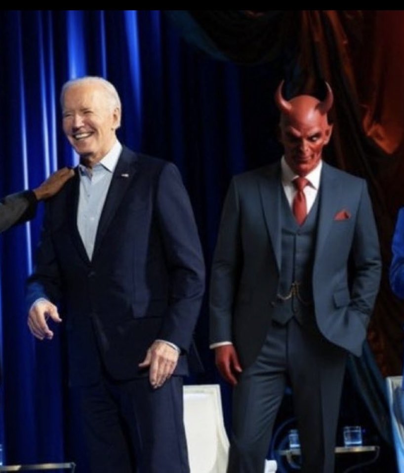 Joe Biden has been officially endorsed by Satan. FJB. Democrats are evil.