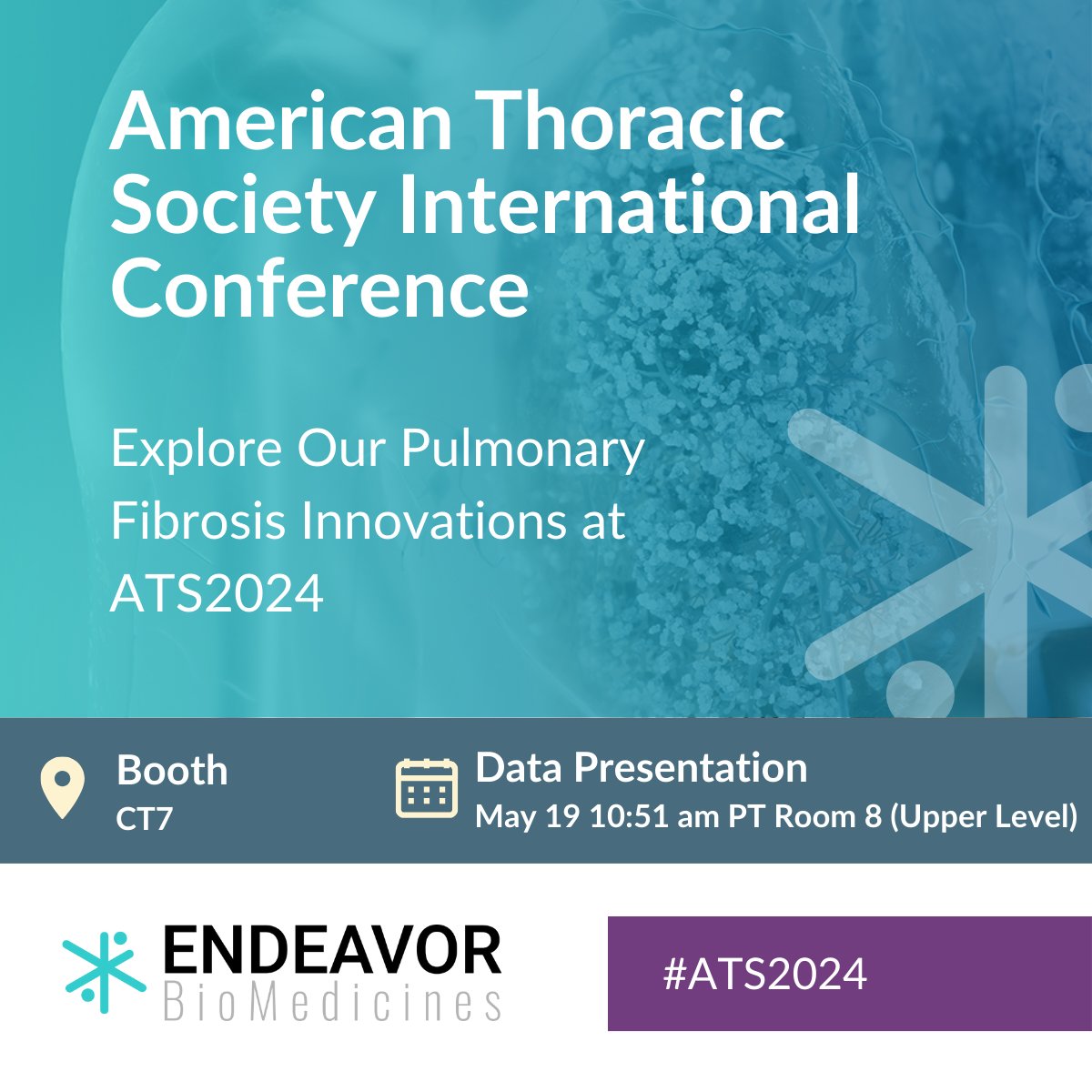 We’re looking forward to sharing new data at @atscommunity International Conference (#ATS2024) on our development candidate for idiopathic #pulmonaryfibrosis (#IPF). Visit us at Booth CT7 or at our data presentation on May 19: bit.ly/4aXFRCX