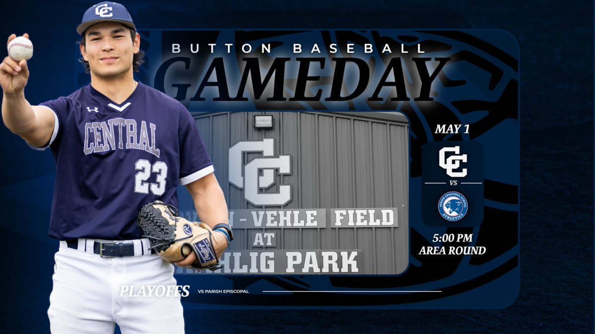 Central Catholic High School Athletics (@buttonathletics) on Twitter photo Back at it for some Area Round baseball. Go Buttons!🐍
🆚<a href="/ParishSports/">Parish Athletics</a>
🏟️Kahlig Park
🎟️cchs-satx.org/tickets
#WLH | <a href="/TAPPSBaseball/">TAPPS Baseball</a> Back at it for some Area Round baseball. Go Buttons!🐍
🆚<a href="/ParishSports/">Parish Athletics</a>
🏟️Kahlig Park
🎟️cchs-satx.org/tickets
#WLH | <a href="/TAPPSBaseball/">TAPPS Baseball</a>