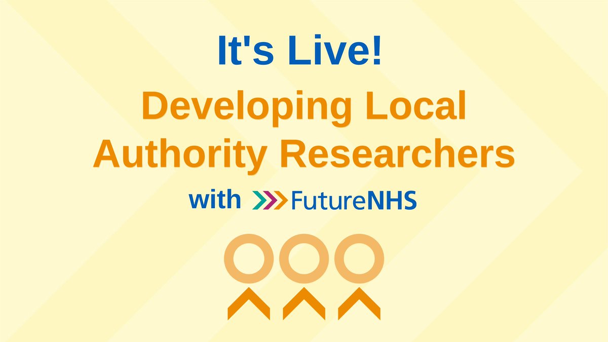 Another month, another insightful Spotlight blog!🌟 This time we chat with @NIHRcommunity's Mal Palin about the Local Authority Academic Fellowship Programme and its dedicated workspace. 🔗 Blog: bit.ly/3w61Bxz #FutureNHS #connect #share #learn