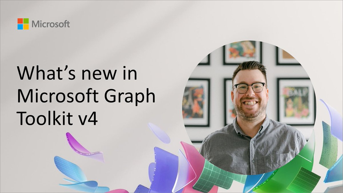 💡 What's New in Microsoft Graph Toolkit v4 @sebastienlevert unveils the latest features in Microsoft Grpah Toolkit, keeping you informed about the latest capabilities for your custom solutions Watch here → msft.it/6012YOf0k #MicrosoftGraph #Microsoft365Dev