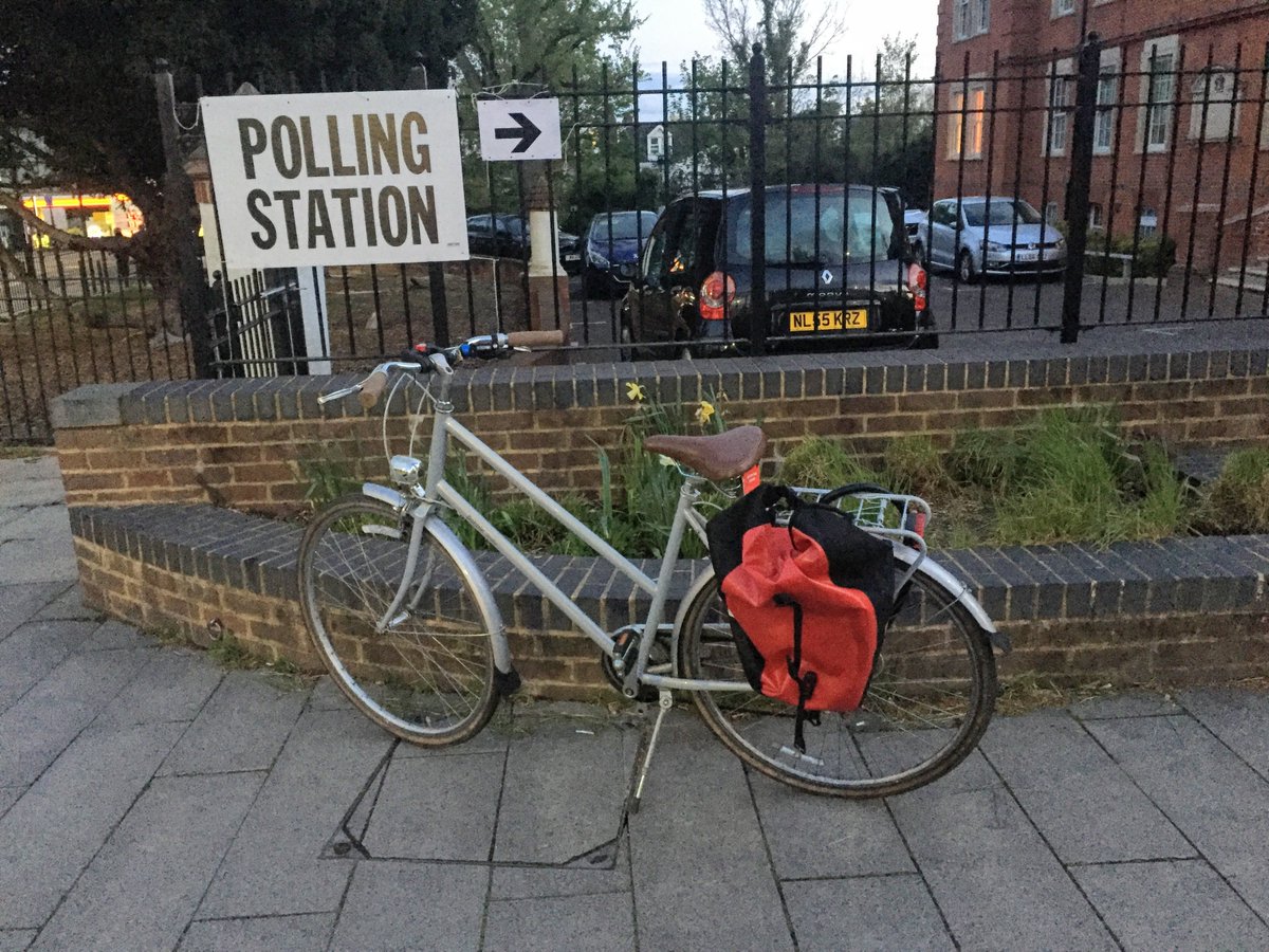 📢Tomorrow is POLLING DAY!📢 Remember: 🚲Go to the polling station on Thur 2 May 🚲Bring your ID 🚲Cast your vote 🚲#LondonLovesCycling! 🚲