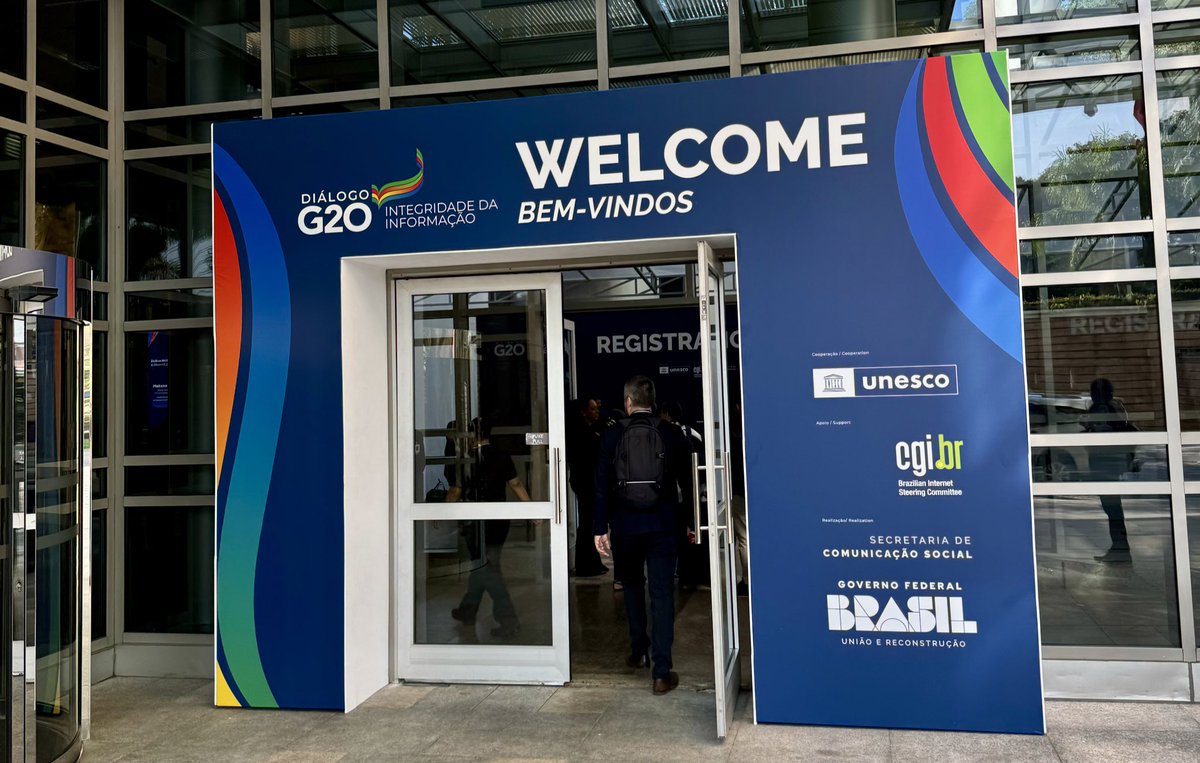f_mb's tweet photo. After a successful @netmundial10 #NETmundial+10, the #G20 meeting on promoting information integrity: combating disinformation, hate speech and threats to public institutions online! https://t.co/HGrBI6o5uy