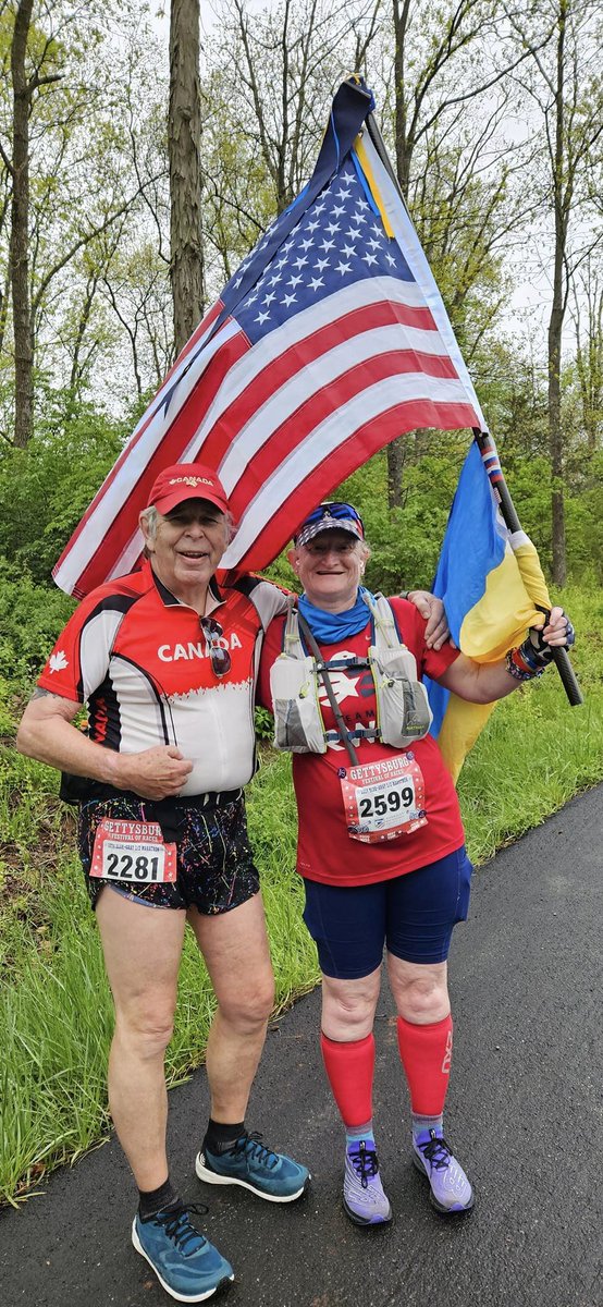 On Sunday when I did the Gettysburg Half Marathon I finally had the chance to meet Ken, one of my virtual running friends, IRL! @TeamRWB