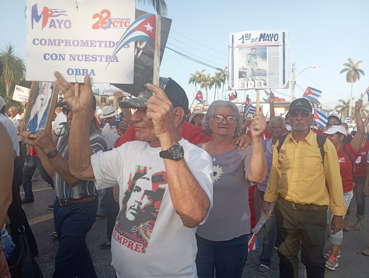 🇨🇺 Multitudinario Desfile en Matanzas
 ¡Viva el 1ro de Mayo !