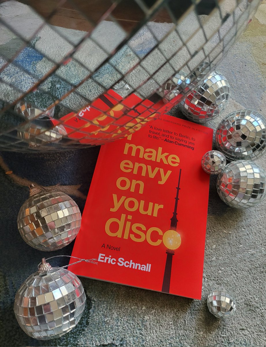 Releases today!!! I MAKE ENVY ON YOUR DISCO by Tony-winner @ericschnall So excited to finally have this charming, sharp, and captivating novel out in the world.The second release from Zero Street Fiction, the series I co-edit for @UnivNebPress #Disco #imakeenvyonyourdisco