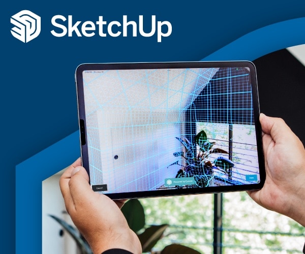 zurl.co/4vwo  --  SketchUp Scan-to-Design for SketchUp for iPad leverages Lidar, Apple RoomPlan, Canvas and Trimble technologies to streamline model creation -- #sketchup #trimble #lidar #ipad #scantoBIM #scan2BIM #3dscanning #contech #aecnews