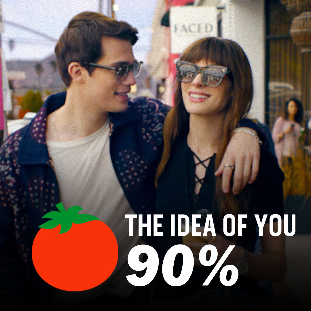 #TheIdeaOfYou is Fresh at 90% on the Tomatometer, with 30 reviews: rottentomatoes.com/m/the_idea_of_…