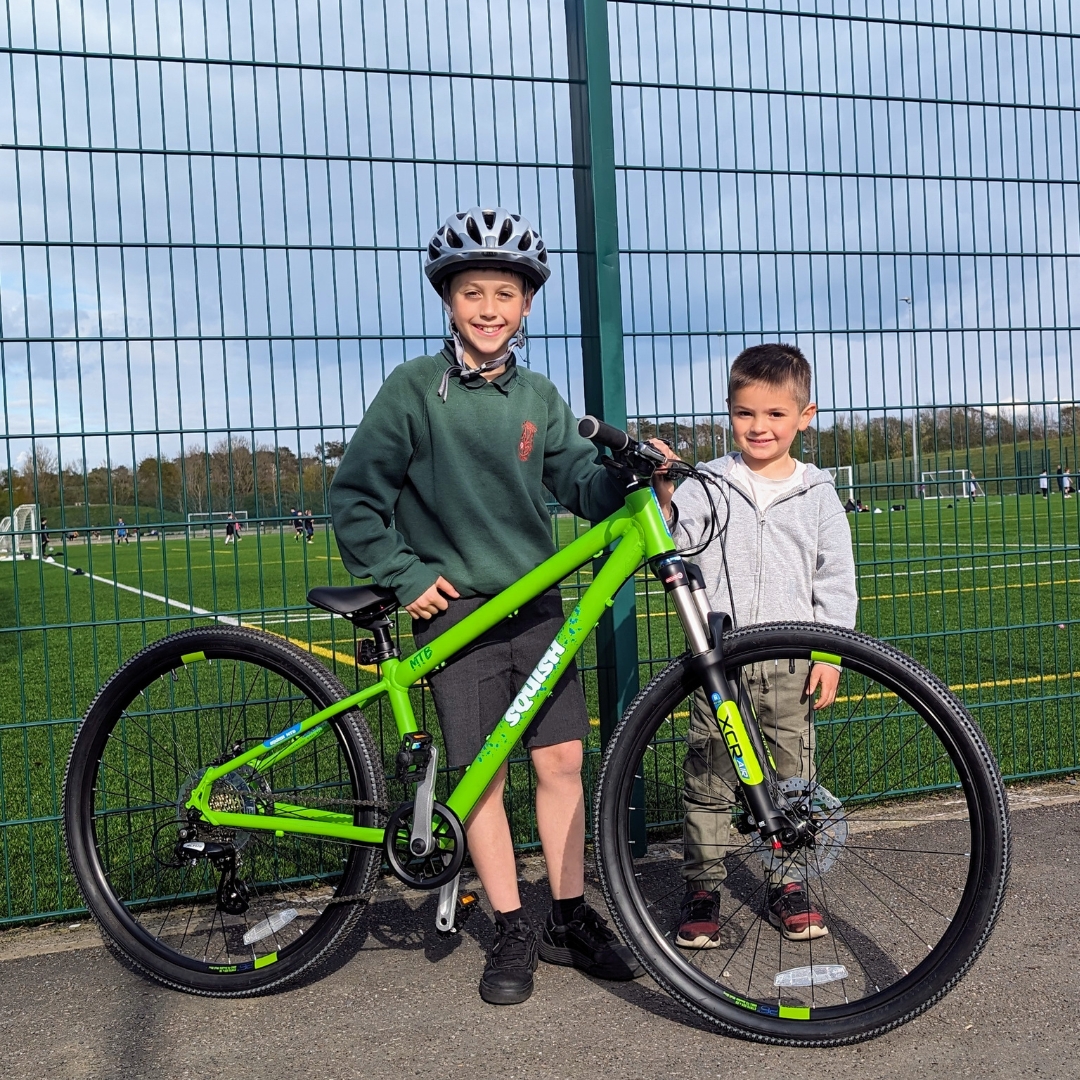 We would like to congratulate Alexander of Heathfield Primary School and Jacob of St Patrick's Primary School, who have both won BRAND NEW bikes after performances in the @btssouthayr and Green Health & Active Living campaign last month - provided by @AyrshireRoads! Great work!