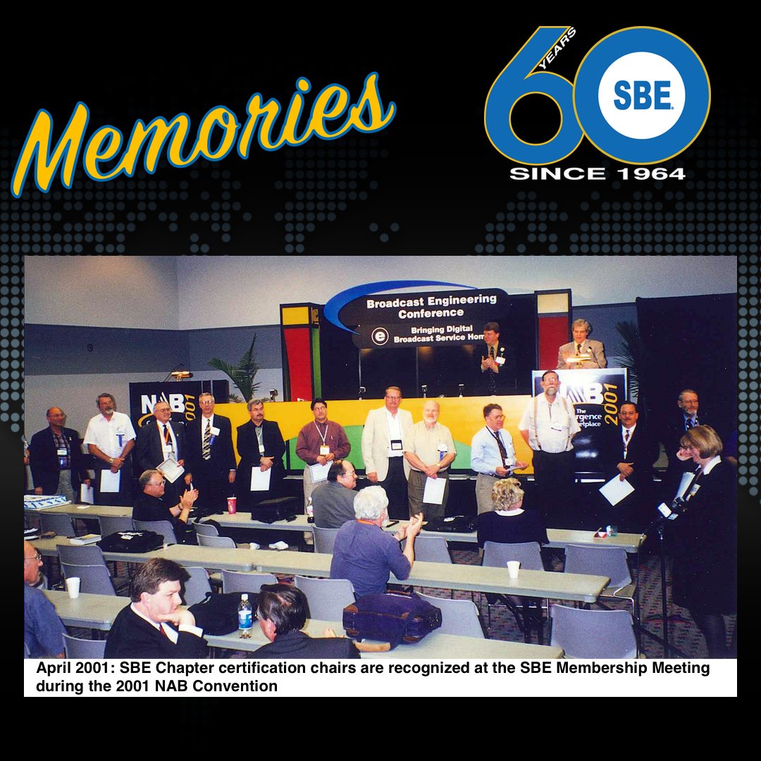 60 Years of Memories! sbe.org/sbe-celebrates… #BroadcastEngineering #BroadcastTech #Broadcasting #RadioTech #TVTech
