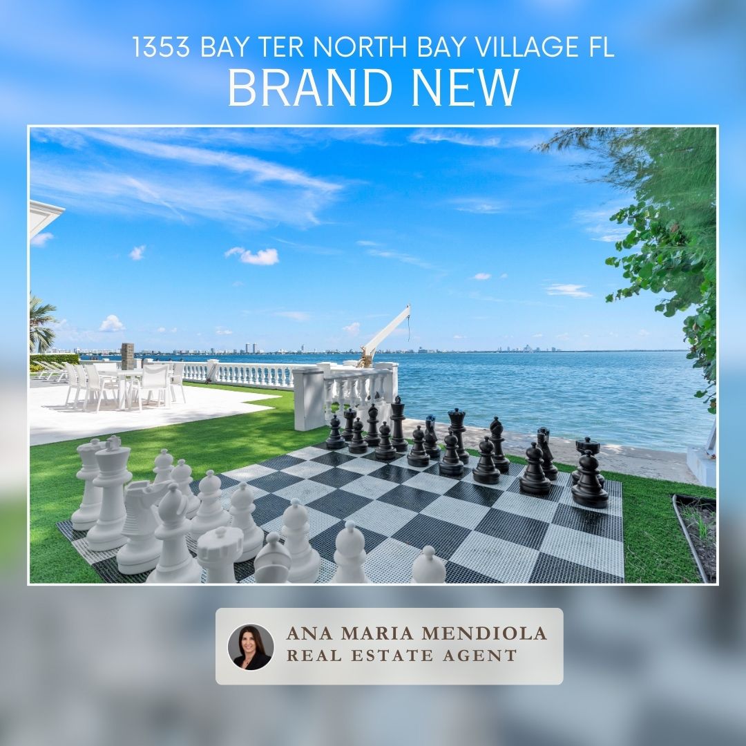 🌴 Paradise found! Dive into luxury living with this exquisite waterfront retreat. Your dream lifestyle is here at 1353 Bay Ter. #WaterfrontParadise #LuxuryLiving #MiamiRealEstate AnaMariaMendiola.com