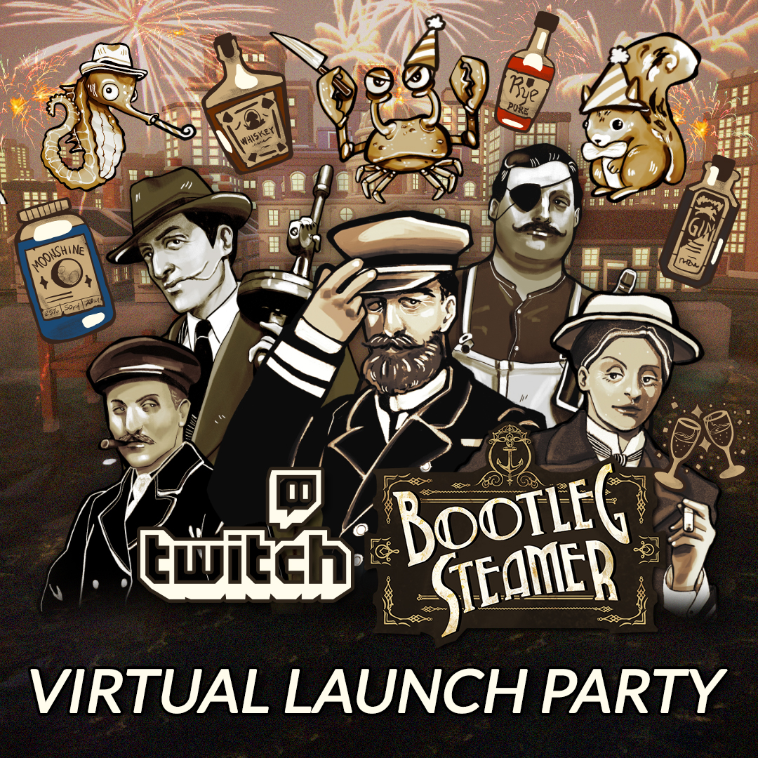 Missed our virtual launch party for Bootleg Steamer on Twitch? We gotchu 🍻

Our launch day rum-run is now live on our YouTube channel!

Catch up on all the latest bootlegging action here: youtu.be/hAeFgXfCqes