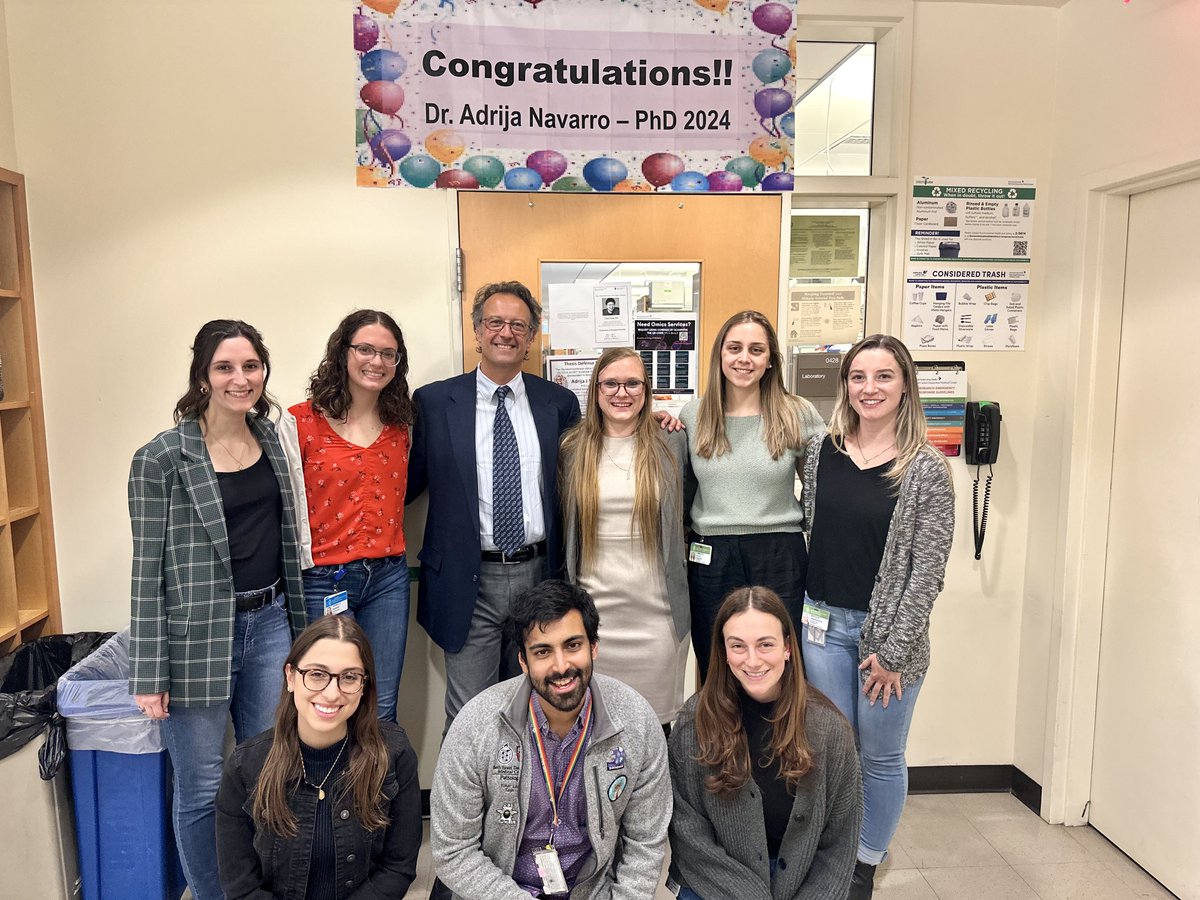 BIDMC Cancer Center (@bidmc_cancerctr) on Twitter photo 🎉<a href="/AdrijaNavarro/">Adrija Navarro</a> in the @alex_toker lab defended her PhD in the <a href="/harvardmed/">Harvard Medical School</a> BBS grad program, research title, "The Glycosyltransferase alpha-1,3 mannosyltransferase (ALG3) is an AKT Substrate that Regulates Protein N-glycosylation in #BreastCancer Cells". Congrats Dr. Navarro! 🎉<a href="/AdrijaNavarro/">Adrija Navarro</a> in the @alex_toker lab defended her PhD in the <a href="/harvardmed/">Harvard Medical School</a> BBS grad program, research title, "The Glycosyltransferase alpha-1,3 mannosyltransferase (ALG3) is an AKT Substrate that Regulates Protein N-glycosylation in #BreastCancer Cells". Congrats Dr. Navarro!