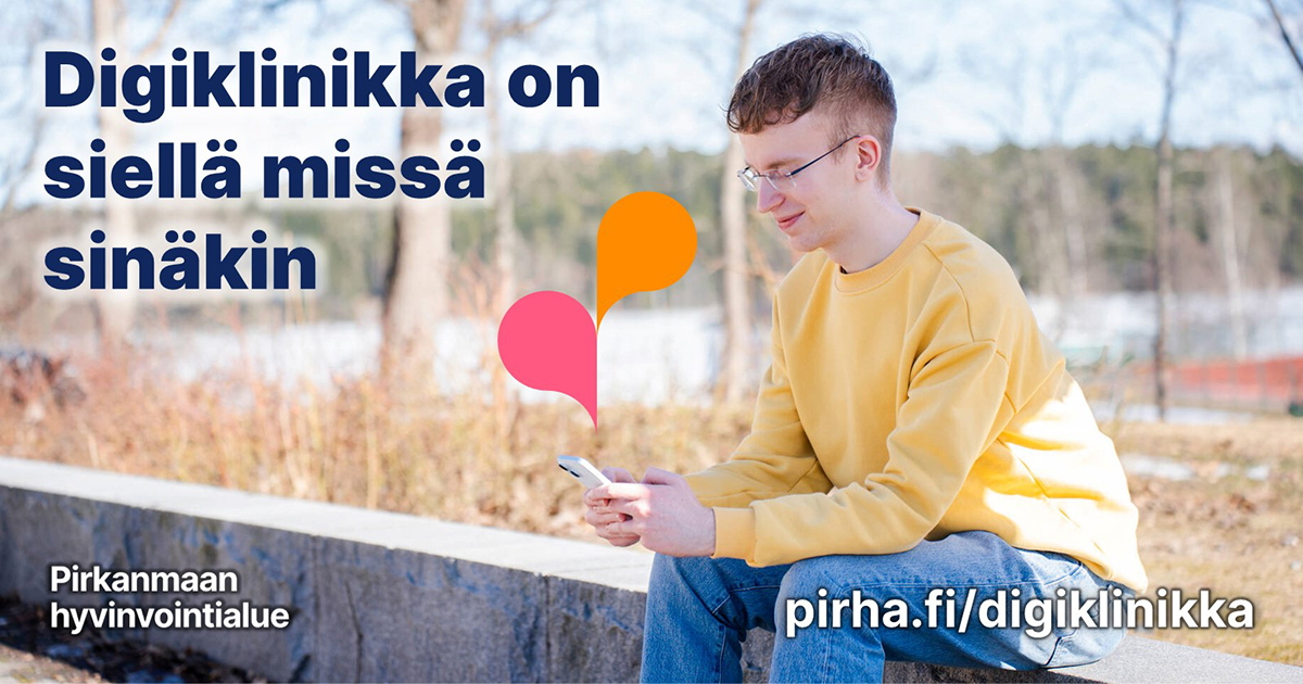 Pirha_fi's tweet photo. Torstaina 2.5. se tapahtuu: digiklinikka avautuu ja OmaPirha Digiklinikka -sovellus tulee sovelluskauppoihin. Lataa sovellus puhelimeesi niin digiklinikka on siellä missä sinäkin! 

#digiklinikka #omapirha #pirkanmaa

Katso lisätiedot: https://t.co/3v7sZlcQgq https://t.co/x1RPw56Vmo
