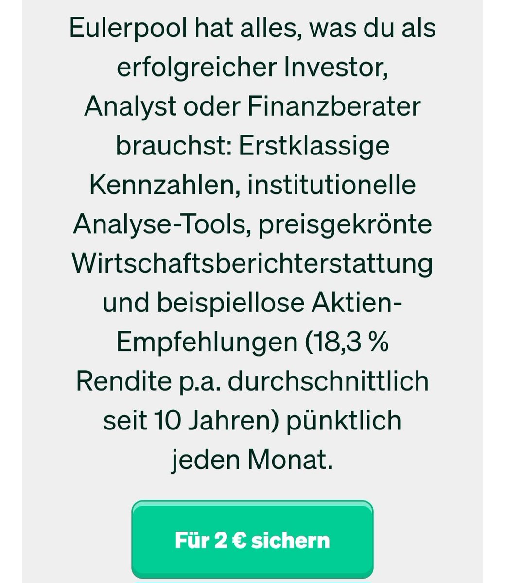 Neue Warnung zu Aktienanalysen per Abo. Besonders auffällig: Praktiken der #alleaktien GmbH (Wirbt mit hohen Renditen) 
Wenn Sie sich von derartigen Anbietern getäuscht fühlen, beschweren Sie sich bei Ihrer Verbraucherzentrale.
verbraucherzentrale-bawue.de/aktuelle-meldu…