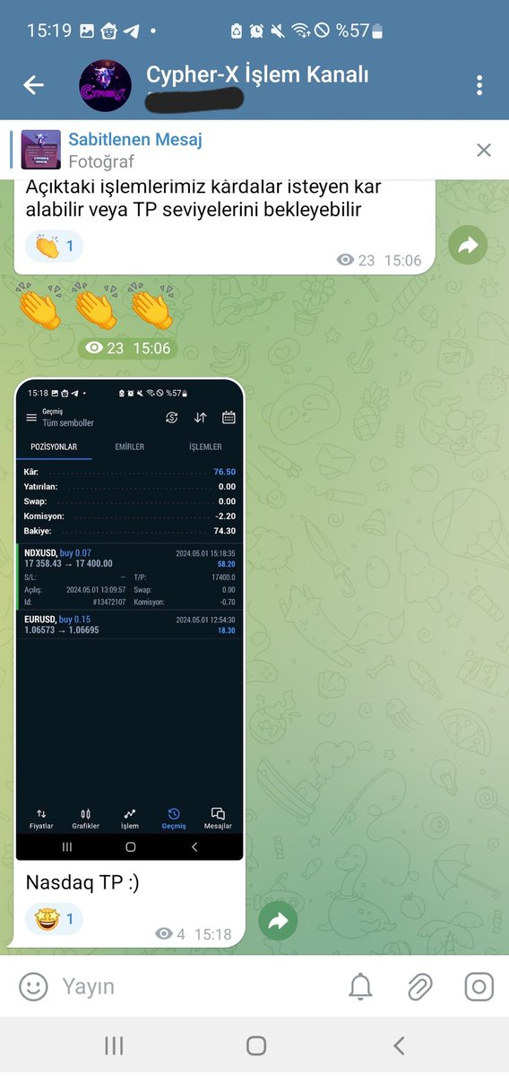 İşlem kanalında #Nasdaq TP zamanı ☺️💫🤑
#fx #forex #forexmarket  #daytrading #swingtrading