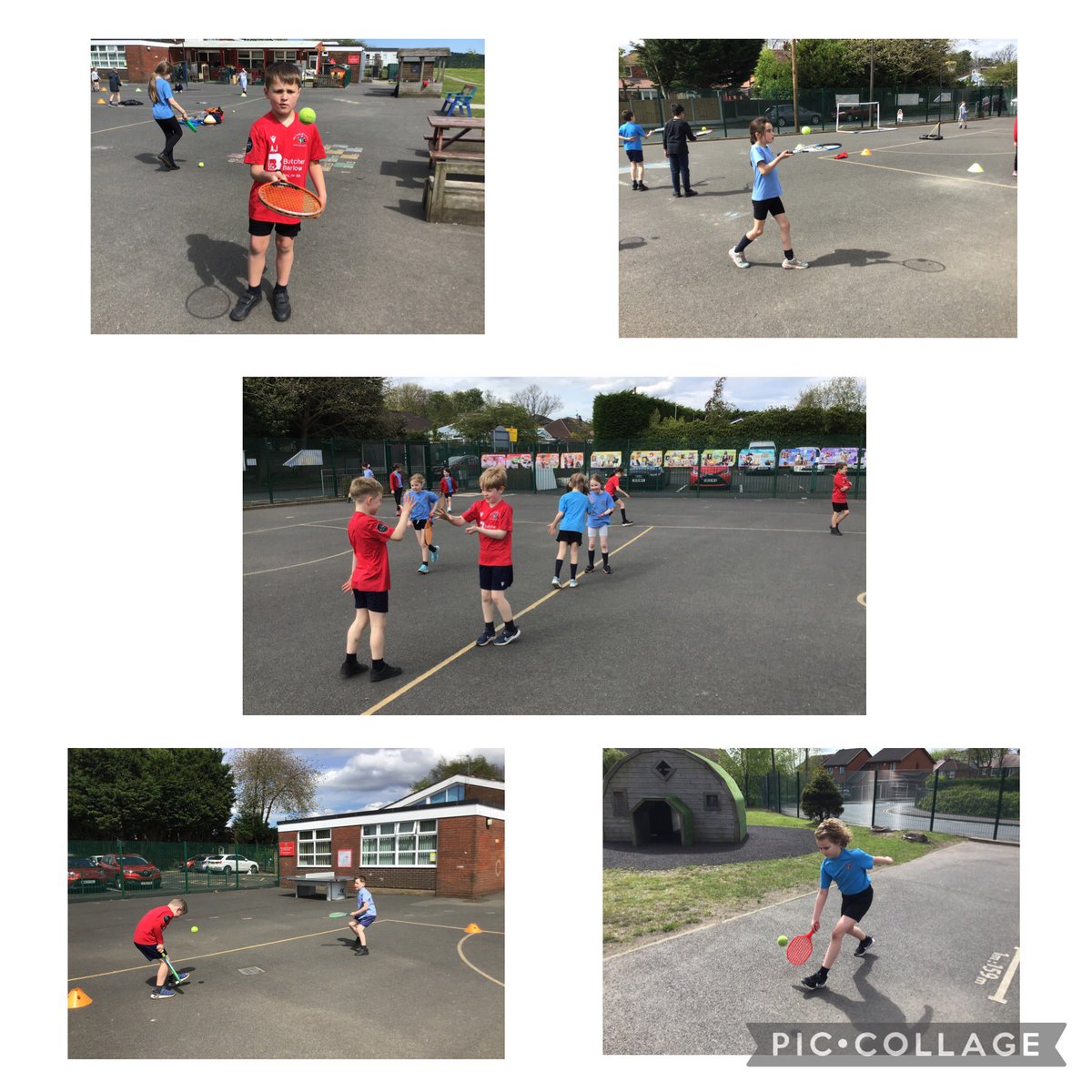 #Y3OLOL worked ever so hard on their hand-eye coordination, as part of their tennis topic. 🎾👟