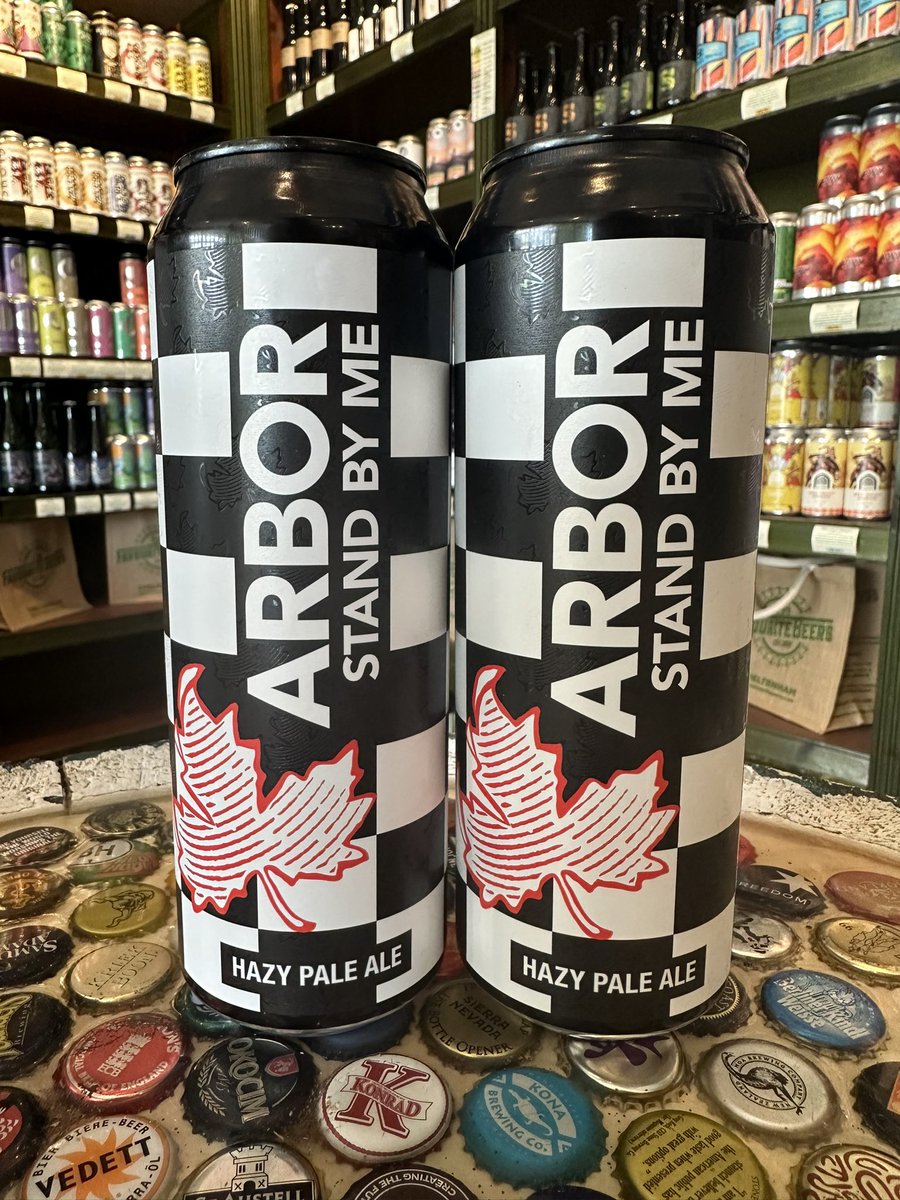 🍺 New Beer 🍺 Another week, another brand new @ArborAles beer! We’ve also had a favourite of last year return! • Stand By Me - Hazy Pale brewed with all Idaho 7 hops!