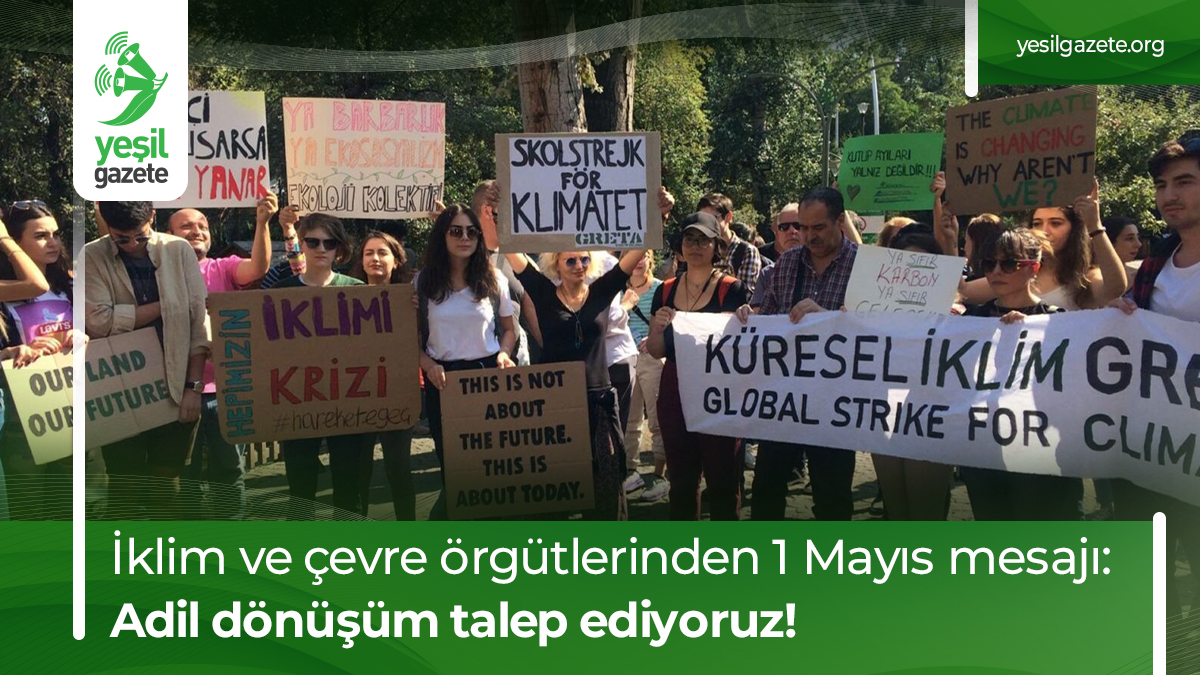 İklim ve çevre konularında faaliyet gösteren sivil toplum kuruluşları, #1MayısİşçiBayramı'nda iklim kriziyle mücadele ederken hem iklimi hem de işçileri koruyacak adil bir dönüşümün mümkün olduğunu vurguladı.

👇
bit.ly/3xY0ssd