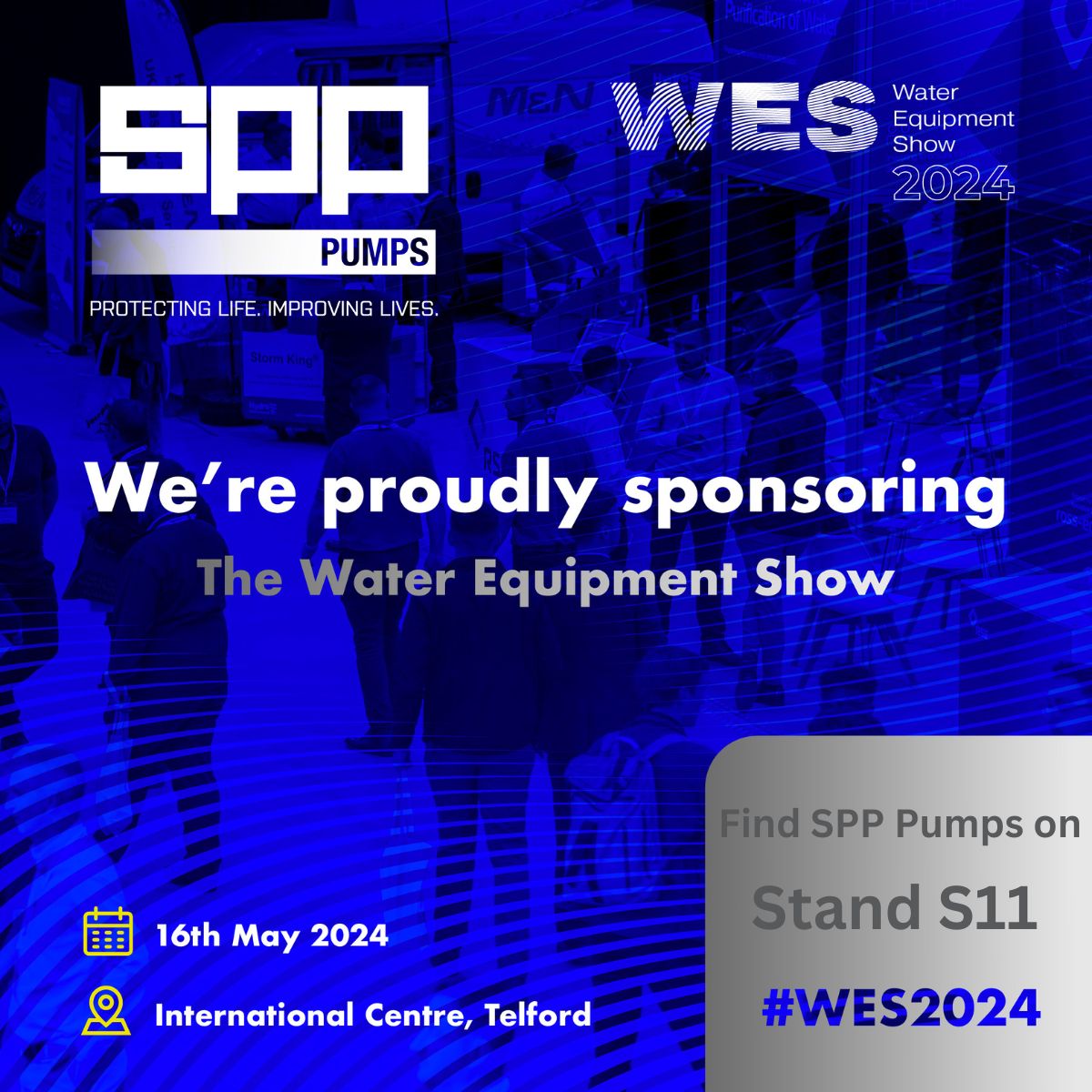 Preps are ongoing for the Water Equipment Show hashtag#WES2024 on 16th May, where we are very pleased to be one of the Sponsors. Pop to Stand S11 for an AR pump experience and to hear the latest.

Head for the International Centre, Telford  - we look forward to seeing you there!