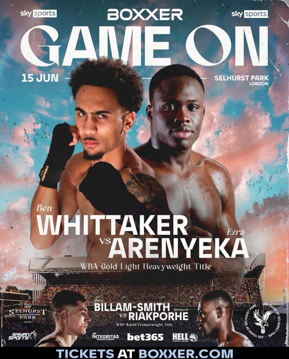 Ben Whittaker will take on Ezra Arenyeka on June 5th for the WBA Gold Light Heavyweight title (reported by @boxxer)  #Boxing #boxingnews