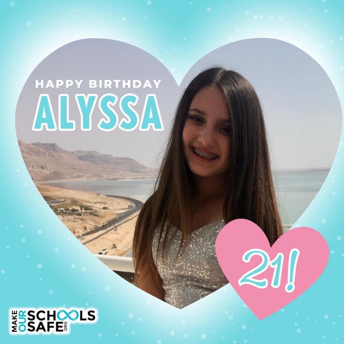 Twenty one years ago today, my amazing Alyssa Alhadeff was born! Here’s how you can help celebrate Alyssa’s birthday: 🩵 Start a MOSS Club! 🩵 Follow Make Our Schools Safe on Facebook! 🩵 Play Soccer! 🩵 Enter to win a Louis Vuitton Clutch: bit.ly/LFALVRaffle 🩵 Go to the…