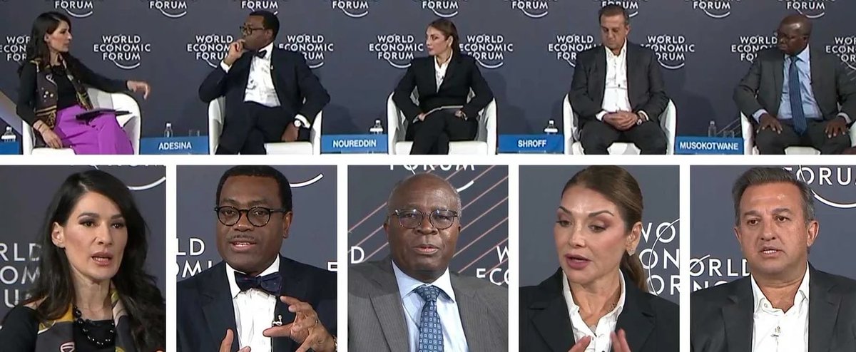 At @wef #SpecialMeeting24, @AfDB_Group President Dr. @akin_adesina makes an impassioned plea for greater cooperation between governments, public and private sector to transform agriculture production in Africa to allow it to “feed the world.” More: bit.ly/3Ql4mC0