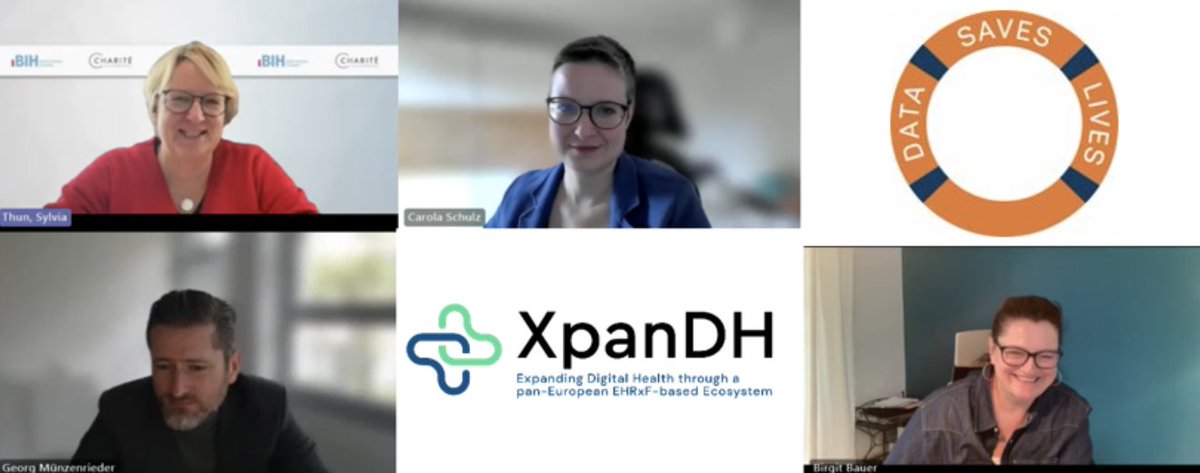 in partnership with @DSL_Deutschland XpanDH hosted a German-language 'lunch and learn' webinar. 🇩🇪 Thanks to our 16 insightful participants for sharing their perspectives and strategies for citizen engagement! 🙌 #EEHRxF #EHR #Interoperability @empirica_Bonn